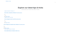 Desktop Screenshot of darktips.com